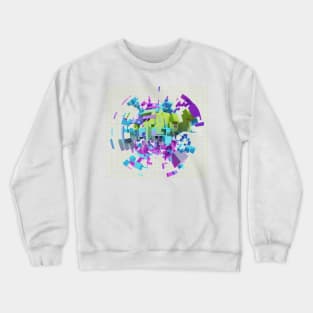 Abstract print Crewneck Sweatshirt